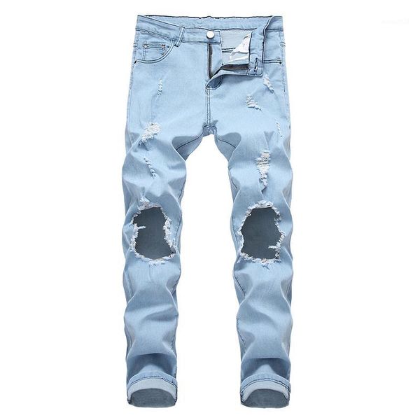 men's jeans men high street torn big hole streetwear skateboard straight leg pants men's casual elastic jeans1, Blue
men's jeans men high street torn big hole streetwear skateboard straight leg pants men's casual elastic jeans1, Blue