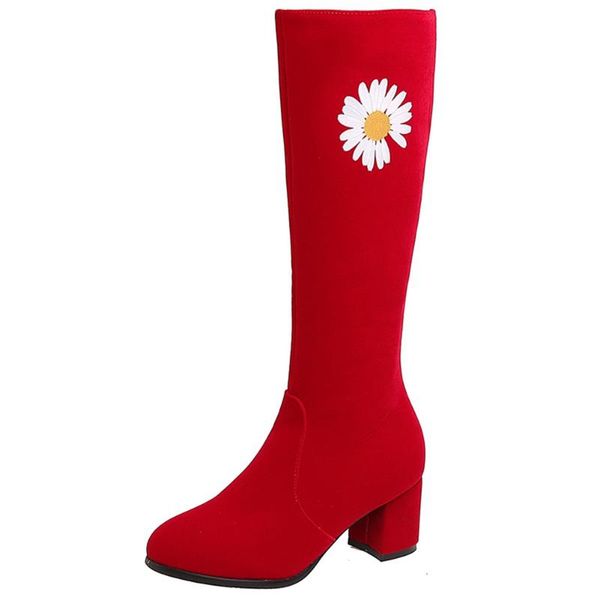 ribetrini new arrivals sweet flowers chic winter boots boots women big size 43 square heels comfortable walk riding boot female, Black
ribetrini new arrivals sweet flowers chic winter boots boots women big size 43 square heels comfortable walk riding boot female, Black