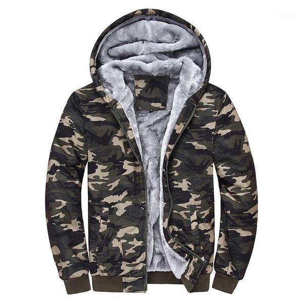 2020 autumn winter men's camouflage hooded jacket slim thick fleece coat fluffy lining warm hoodie male zipper plus size outwear1, Black
2020 autumn winter men's camouflage hooded jacket slim thick fleece coat fluffy lining warm hoodie male zipper plus size outwear1, Black
