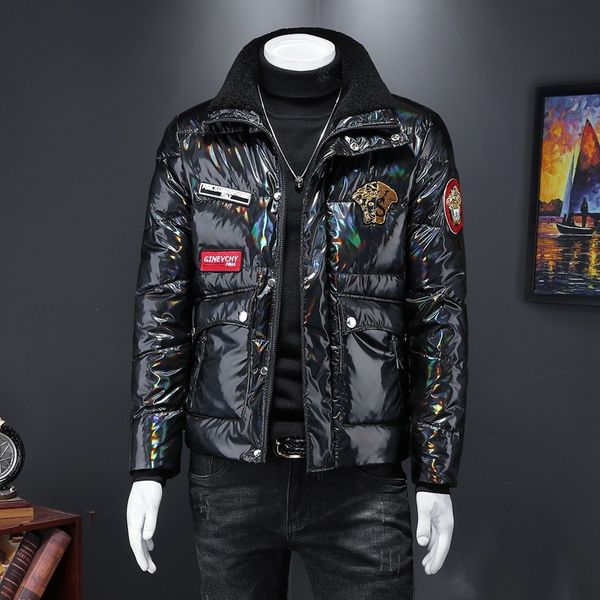 men's youth casual designer down jacket outdoor fashion luxury winter mens outerwear couples street versatile cotton thickened cardigan, Black
men's youth casual designer down jacket outdoor fashion luxury winter mens outerwear couples street versatile cotton thickened cardigan, Black
