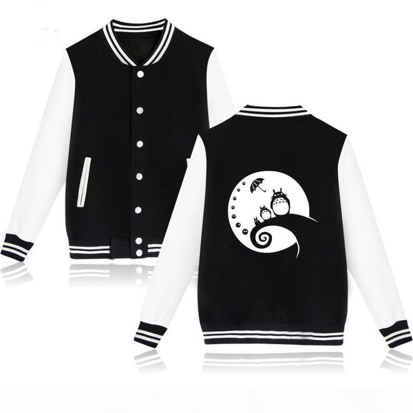 my neighbor totoro baseball jackets kawai cartoon printing casual style winter jacket coat hayao miyazaki studio ghibli totor sh190901, Black;brown
my neighbor totoro baseball jackets kawai cartoon printing casual style winter jacket coat hayao miyazaki studio ghibli totor sh190901, Black;brown