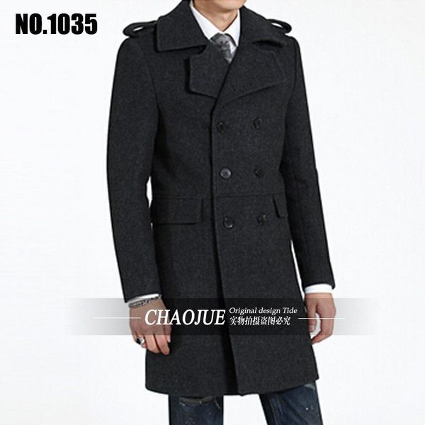 s-5x 2020 men's fashion woolen overcoat slim double breasted medium-long woolen outerwear long-sleeve plus size trench clothing1, Black
s-5x 2020 men's fashion woolen overcoat slim double breasted medium-long woolen outerwear long-sleeve plus size trench clothing1, Black