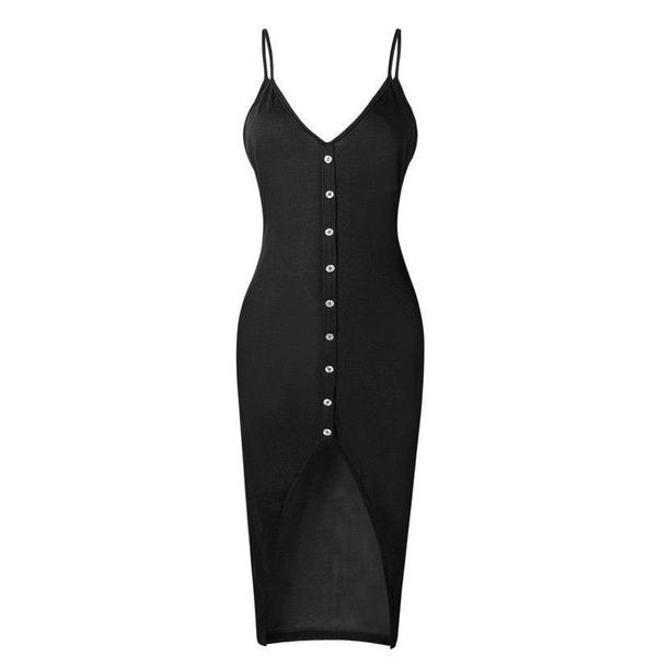 high split women sundress fashion ankle length pencil spaghetti strap v neck solid fashion 2021 new arrival party vestidos summer, Black;gray
high split women sundress fashion ankle length pencil spaghetti strap v neck solid fashion 2021 new arrival party vestidos summer, Black;gray