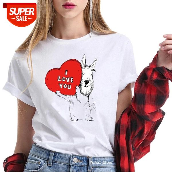 T-shirts for women harajuku kawaii Scottish Terrier animal print tee shirt femme summer cute tops dog lover t shirt #xh8j, White
T-shirts for women harajuku kawaii Scottish Terrier animal print tee shirt femme summer cute tops dog lover t shirt #xh8j, White