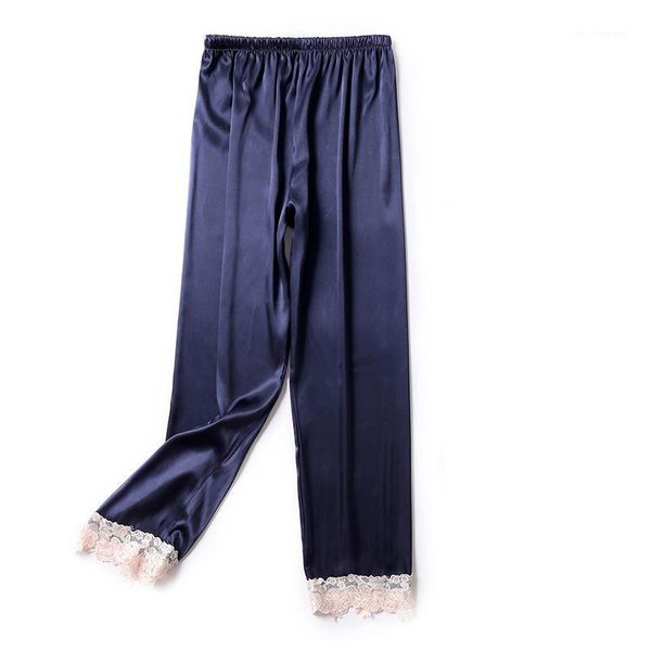 women satin sleep bottoms lace trousers solid pajama pants nightwear female summer pants casual nightwear home wear1, Black;red
women satin sleep bottoms lace trousers solid pajama pants nightwear female summer pants casual nightwear home wear1, Black;red