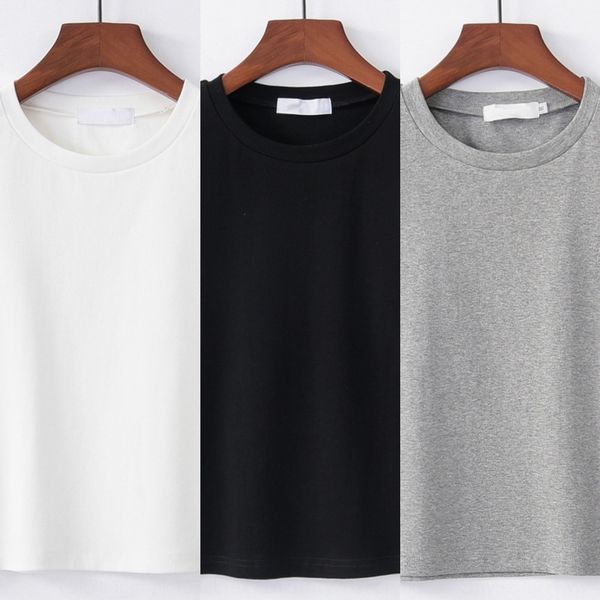 ins short sleeve women's summer dress 2020 new slim fit versatile solid color korean student t-shirt cotton half sleeve coat t-shirt to, White 
ins short sleeve women's summer dress 2020 new slim fit versatile solid color korean student t-shirt cotton half sleeve coat t-shirt to, White