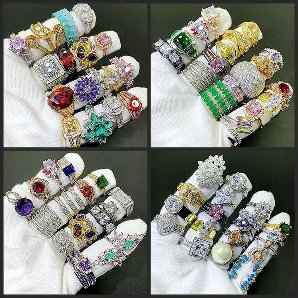 wholesale 25 mixed rings, men's and women's fashion diamond rings, fashion jewelry, valentine's day gifts micro inlaid zircon, Golden;silver
wholesale 25 mixed rings, men's and women's fashion diamond rings, fashion jewelry, valentine's day gifts micro inlaid zircon, Golden;silver