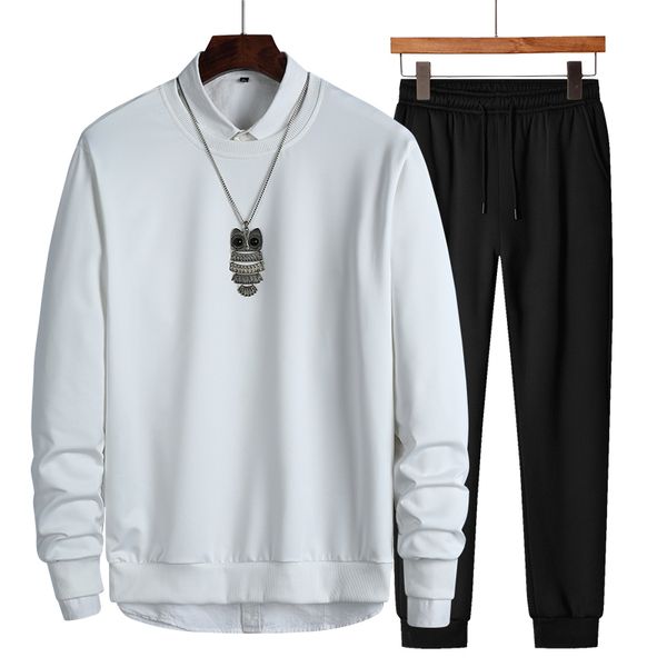 marchwind men's set jogging homme workout fitness tracksuit men long sleeves sweatshirts sporting suit round neck t-shirt + pant set, Gray
marchwind men's set jogging homme workout fitness tracksuit men long sleeves sweatshirts sporting suit round neck t-shirt + pant set, Gray