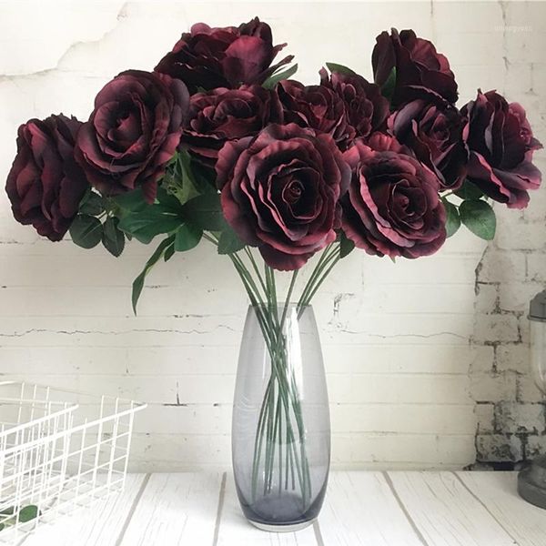 large roses branch artificial flowers fleur artificielle home wedding decoration silk fake flowers red white rose 2heads1
large roses branch artificial flowers fleur artificielle home wedding decoration silk fake flowers red white rose 2heads1