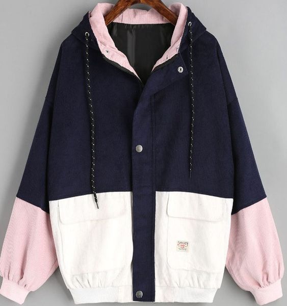 fashion women hooded color block corduroy jacket fashion men women autumn winter lapel neck baseball jacket hip hop style size s-3xl, Black;brown
fashion women hooded color block corduroy jacket fashion men women autumn winter lapel neck baseball jacket hip hop style size s-3xl, Black;brown