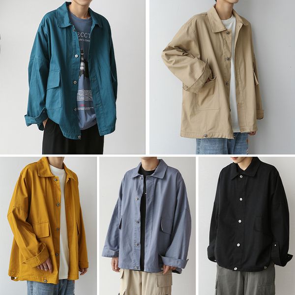 men jackets autumn and winter new trend korean version of the shirt fashion casual solid color jacket m-2xl, Black;brown
men jackets autumn and winter new trend korean version of the shirt fashion casual solid color jacket m-2xl, Black;brown