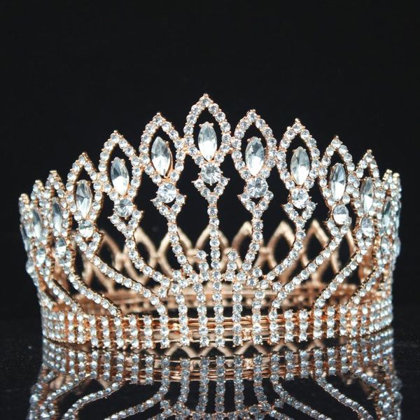 gorgeous crystal baroque queen bridal tiara crown women prom headpiece bride hair ornaments wedding hair jewelry accessories, Golden;silver
gorgeous crystal baroque queen bridal tiara crown women prom headpiece bride hair ornaments wedding hair jewelry accessories, Golden;silver