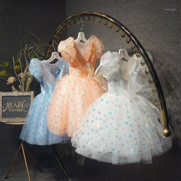 girl's dresses arrival shiny sequins little girls dreses for party bubble sleeves flower girl dress kids clothes special occasion1, Red;yellow
girl's dresses arrival shiny sequins little girls dreses for party bubble sleeves flower girl dress kids clothes special occasion1, Red;yellow