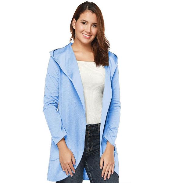 long trench coat women casual coat sweatshirts ladies mama winter fall elega retro sports clothing pockets coats, Black
long trench coat women casual coat sweatshirts ladies mama winter fall elega retro sports clothing pockets coats, Black