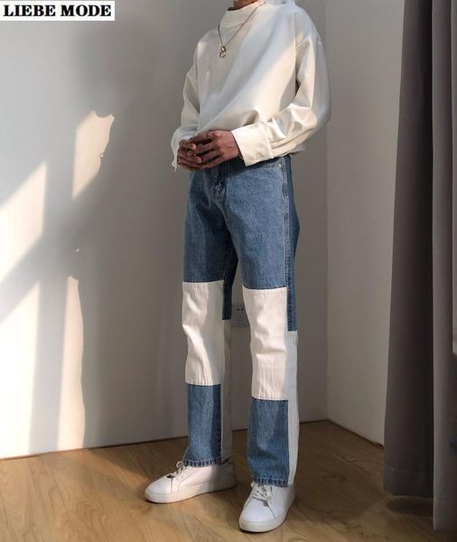 korean men's casual fashion loose pants jeans brand men casual straight trousers jeans cotton hip hop patchwork denim pants long, Blue
korean men's casual fashion loose pants jeans brand men casual straight trousers jeans cotton hip hop patchwork denim pants long, Blue