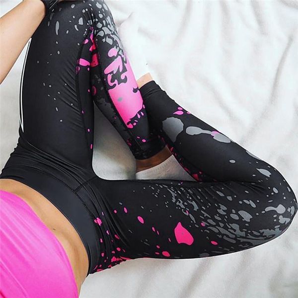 women leggings slim high waist elastic leggings fitness printing push up leggins breathable woman pants leggings, Black
women leggings slim high waist elastic leggings fitness printing push up leggins breathable woman pants leggings, Black