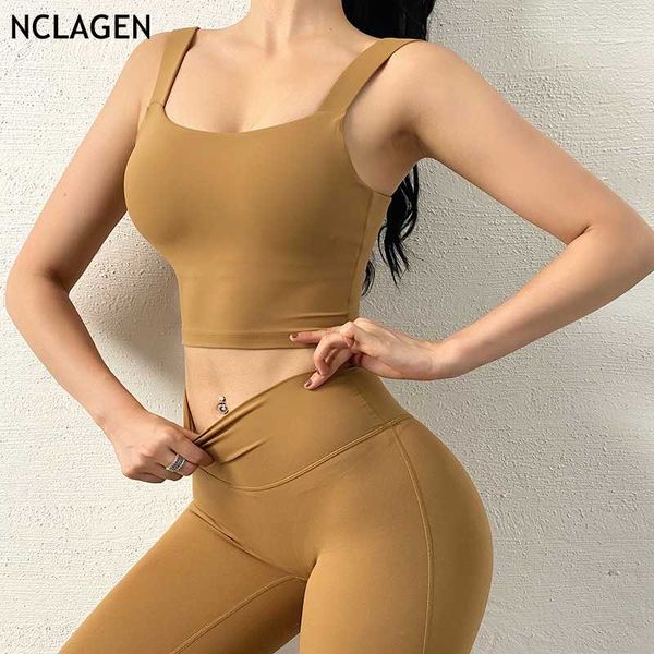 nclagen double-sided sports vest women deep u push-up yoga vest bra gym training workout running fitness halter crop top, White;black
nclagen double-sided sports vest women deep u push-up yoga vest bra gym training workout running fitness halter crop top, White;black