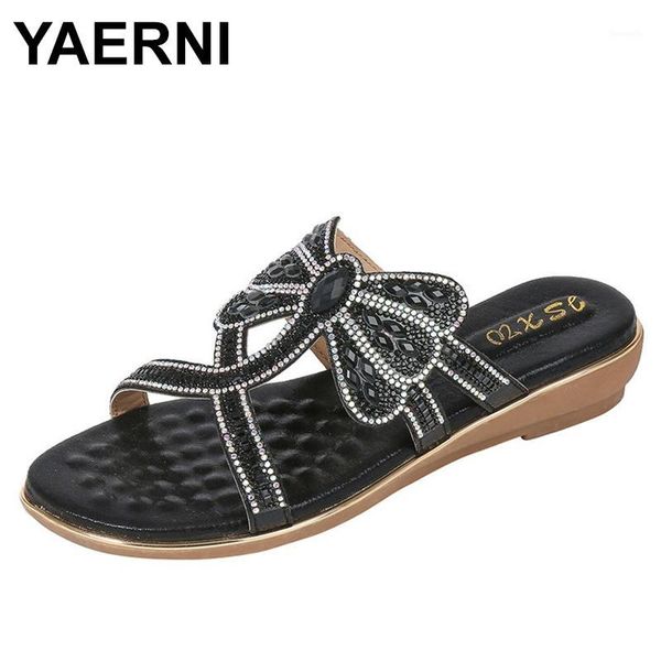 slippers yaerniwomen sandals design pierced rhinestone bohemia sequins slides fashion square heel summer dress party sandles plu1, Black
slippers yaerniwomen sandals design pierced rhinestone bohemia sequins slides fashion square heel summer dress party sandles plu1, Black