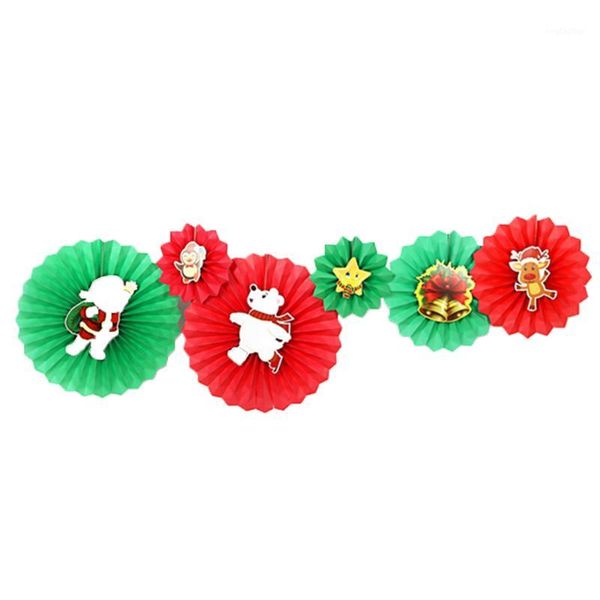 christmas decorations 1 set diy paper-made decorating hanging flags foiled bunting flag garland (round fans) round flower fan1
christmas decorations 1 set diy paper-made decorating hanging flags foiled bunting flag garland (round fans) round flower fan1