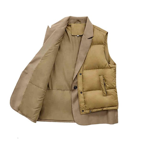women's down & parkas winter women stitching suit vest 90% white duck jackets female sleeveless feather gilet outwear 9jx9, Black
women's down & parkas winter women stitching suit vest 90% white duck jackets female sleeveless feather gilet outwear 9jx9, Black