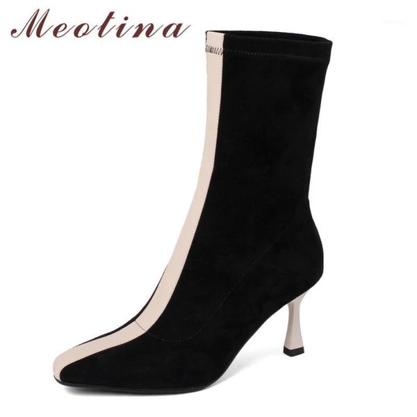 boots meotina mid-calf women shoes genuine leather high heel square toe stiletto heels ladies autumn black beige 391
boots meotina mid-calf women shoes genuine leather high heel square toe stiletto heels ladies autumn black beige 391