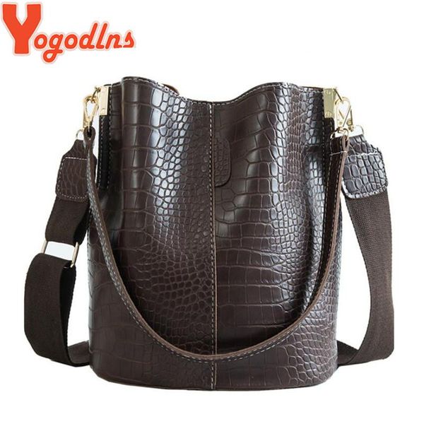 yogodlns crocodile pattern style for women pu leather shoulder bags large size bucket bags retro wide strap shoulder bag
yogodlns crocodile pattern style for women pu leather shoulder bags large size bucket bags retro wide strap shoulder bag
