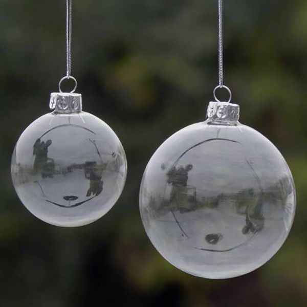 christmas tree hanging balls 8/10cm ornaments decorations transparent ball open plastic clear bauble kids gift present 1pc
christmas tree hanging balls 8/10cm ornaments decorations transparent ball open plastic clear bauble kids gift present 1pc