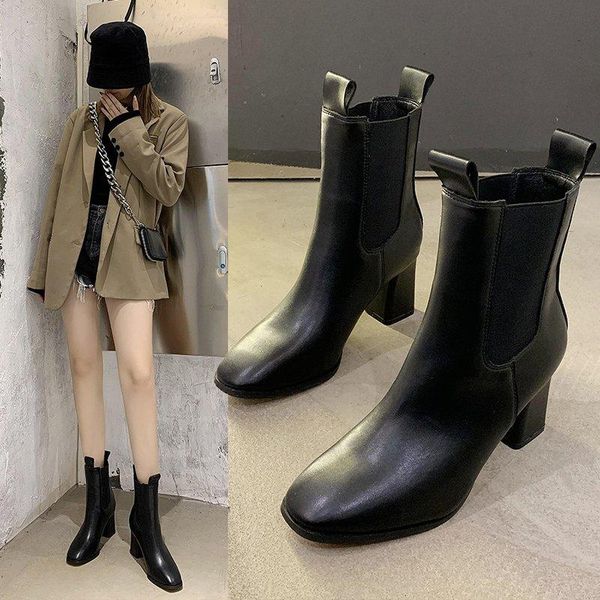 boots women new 2020 shoes round toe luxury designer low heels booties booties ladies mid-calf fashion elegant mid calf, Black
boots women new 2020 shoes round toe luxury designer low heels booties booties ladies mid-calf fashion elegant mid calf, Black