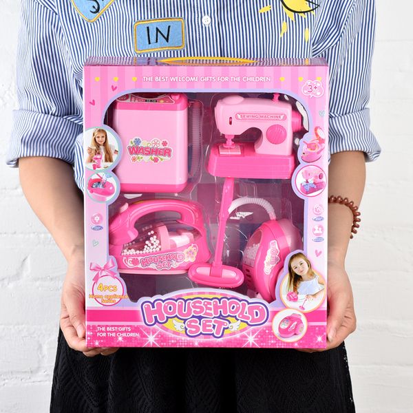 4 style assorted house toy set mini electrics iron and vacuum cleaner with sound and light
4 style assorted house toy set mini electrics iron and vacuum cleaner with sound and light