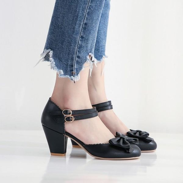 dress shoes pxelena 6 candy color cute bowknot girls mary janes double ankle strap cosplay princess lolita sandals women wedding, Black
dress shoes pxelena 6 candy color cute bowknot girls mary janes double ankle strap cosplay princess lolita sandals women wedding, Black