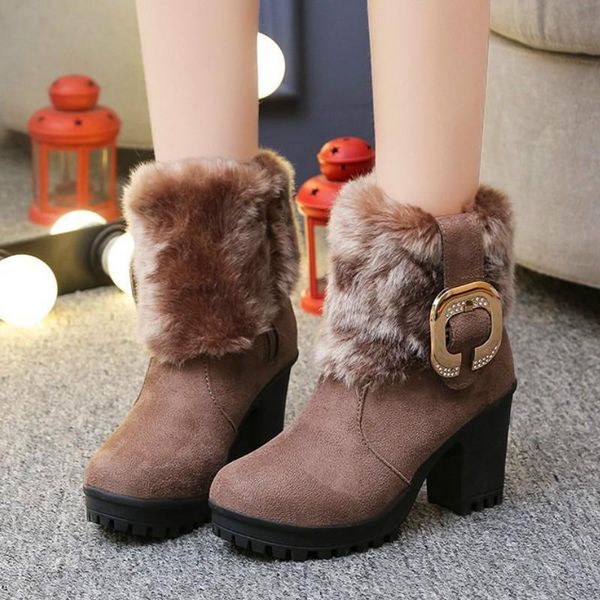 2020 women ankle boots winter warm fur high heels short martin boots fashion black square platform women snow shoes booties
2020 women ankle boots winter warm fur high heels short martin boots fashion black square platform women snow shoes booties