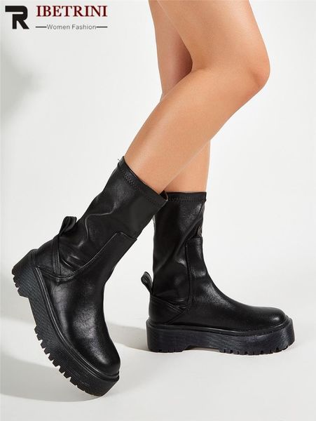 boots ribetrini brand female platform mid calf wedges fashion zipper women 2021 casual ins shoes woman, Black
boots ribetrini brand female platform mid calf wedges fashion zipper women 2021 casual ins shoes woman, Black