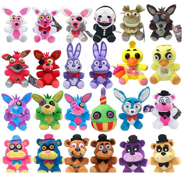 18 см пять ночей на фнаф фнаф плюшевые куклы фредди медведь фокс чика бонни фаршированные плюшевые игрушки для детей кукол christm bbyoiy
18 см пять ночей на фнаф фнаф плюшевые куклы фредди медведь фокс чика бонни фаршированные плюшевые игрушки для детей кукол christm bbyoiy