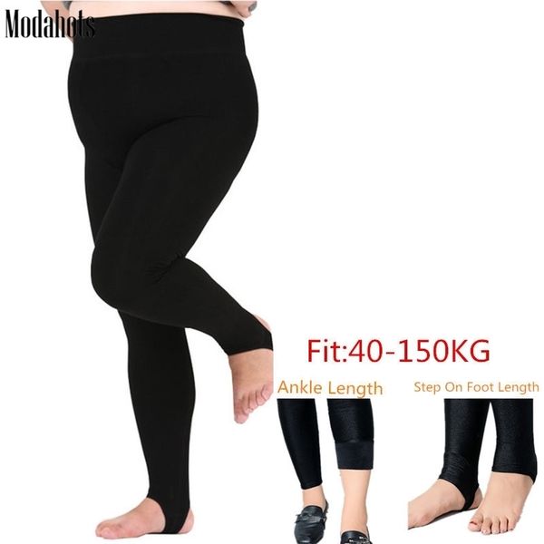 plus size winter women leggings thick velvet super big sizes 6xl legging black luster warm stretchy fat mm ankle length pants y200328, Black;white
plus size winter women leggings thick velvet super big sizes 6xl legging black luster warm stretchy fat mm ankle length pants y200328, Black;white