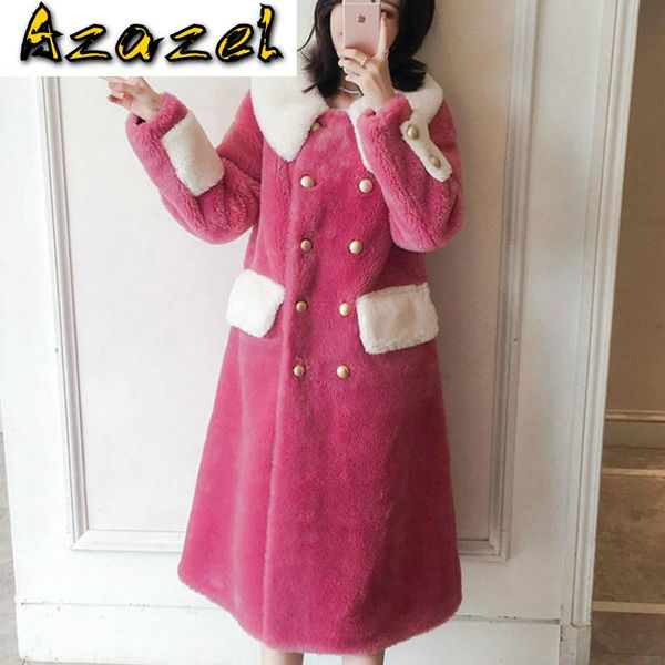 women's fur & faux real wool jacket autumn winter coat clothes 2021 korean vintage sheep shearling streetwear women zt3767, Black
women's fur & faux real wool jacket autumn winter coat clothes 2021 korean vintage sheep shearling streetwear women zt3767, Black