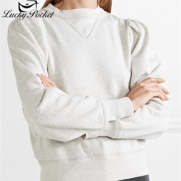 women spring autumn gray puff sleeve sweatshirt ladies fashion solid color plus size pullovers female brand casual zm2871, Black
women spring autumn gray puff sleeve sweatshirt ladies fashion solid color plus size pullovers female brand casual zm2871, Black