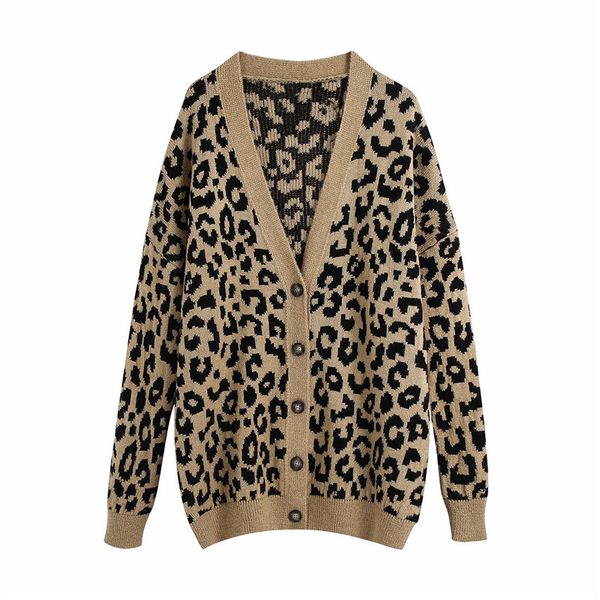 2021 new streetwear women v-neck leopard sweaters fashion ladies button knitted coat vintage female chic loose cardigans do6k, White;black
2021 new streetwear women v-neck leopard sweaters fashion ladies button knitted coat vintage female chic loose cardigans do6k, White;black