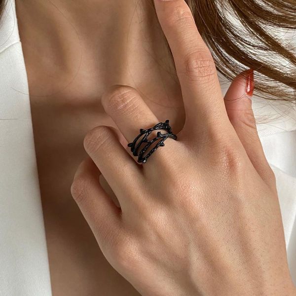 cluster rings 2021 adjustable vintage retro crown of thorns charms thorn ring twig branch pendants open for women, Golden;silver
cluster rings 2021 adjustable vintage retro crown of thorns charms thorn ring twig branch pendants open for women, Golden;silver