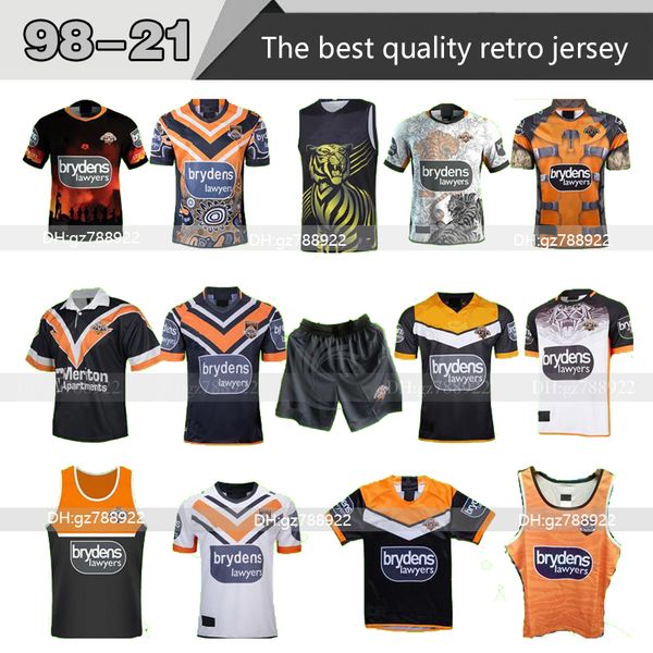 retro 1998 2020 2021 west tiger rugby league jersey nine system home away green white shorts hero vintage souvenir edition vest tshirt, Black;gray
retro 1998 2020 2021 west tiger rugby league jersey nine system home away green white shorts hero vintage souvenir edition vest tshirt, Black;gray