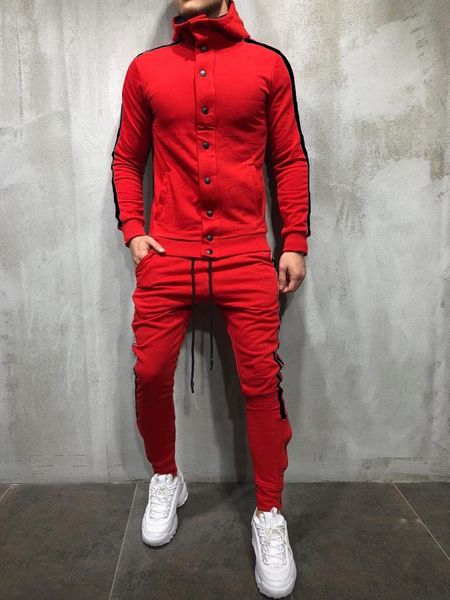 winter men tracksuit set hoodies jacket with button casual long sleeve outwear hip hop black tracksuits, Gray
winter men tracksuit set hoodies jacket with button casual long sleeve outwear hip hop black tracksuits, Gray
