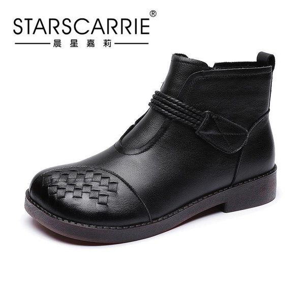 Winter 2020 New Short Boots Women's Tendon Soft Soled Mother's Cotton Shoes Hand Knitted Warm Middle-aged And Elderly Boots, Black
Winter 2020 New Short Boots Women's Tendon Soft Soled Mother's Cotton Shoes Hand Knitted Warm Middle-aged And Elderly Boots, Black