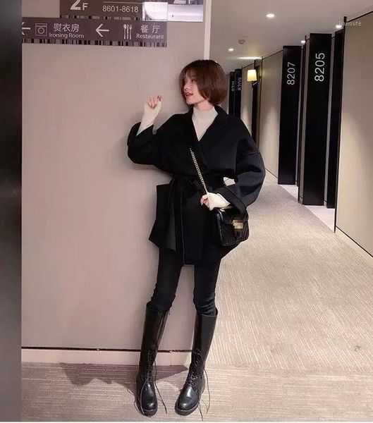 undertakes 2020 yang mi in same double-sided cashmere coat long in europe and the united states hepburn wind cloth coat1, Black
undertakes 2020 yang mi in same double-sided cashmere coat long in europe and the united states hepburn wind cloth coat1, Black