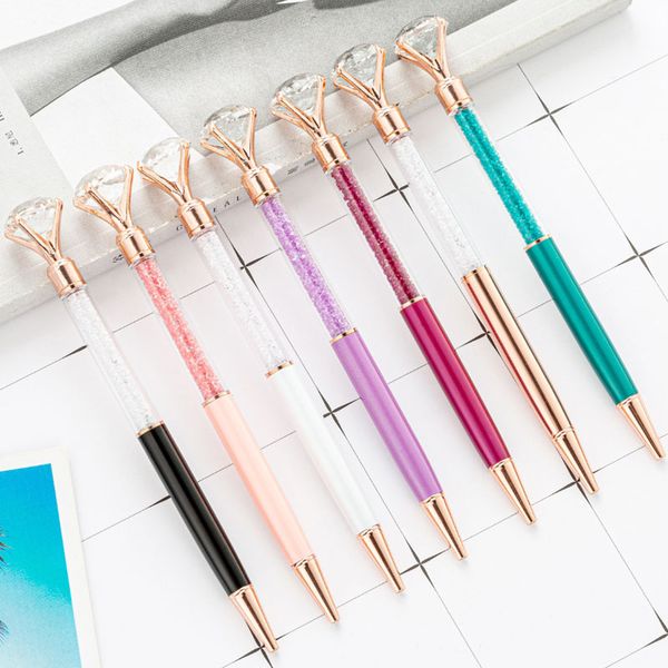 creative crystal metal ballpoint pens black ink business school office wedding christmas birthday l party supplies, Blue;orange
creative crystal metal ballpoint pens black ink business school office wedding christmas birthday l party supplies, Blue;orange