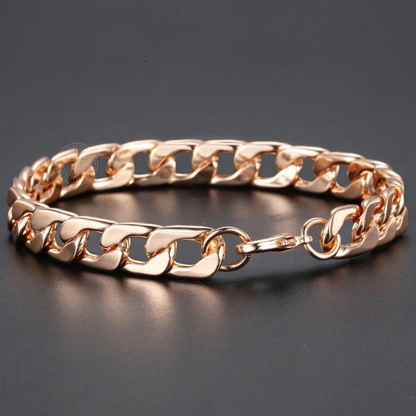 womens mens bracelets lobster clasp 10mm 585 rose gold curb link figaro chain bracelet for women men 20cm wholesale lcb40, Black
womens mens bracelets lobster clasp 10mm 585 rose gold curb link figaro chain bracelet for women men 20cm wholesale lcb40, Black