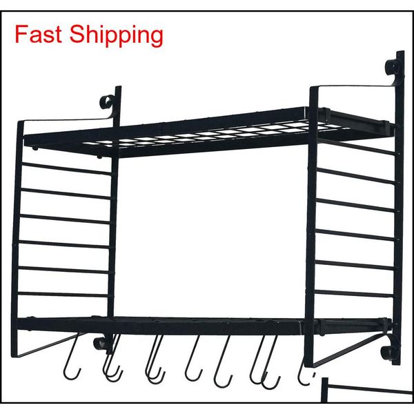 waco pot rack, 10 hooks 2-tiered metal wall mounted, home restaurant kitchen cookware holder pan pot lid organizer qylylm new_dhbest
waco pot rack, 10 hooks 2-tiered metal wall mounted, home restaurant kitchen cookware holder pan pot lid organizer qylylm new_dhbest