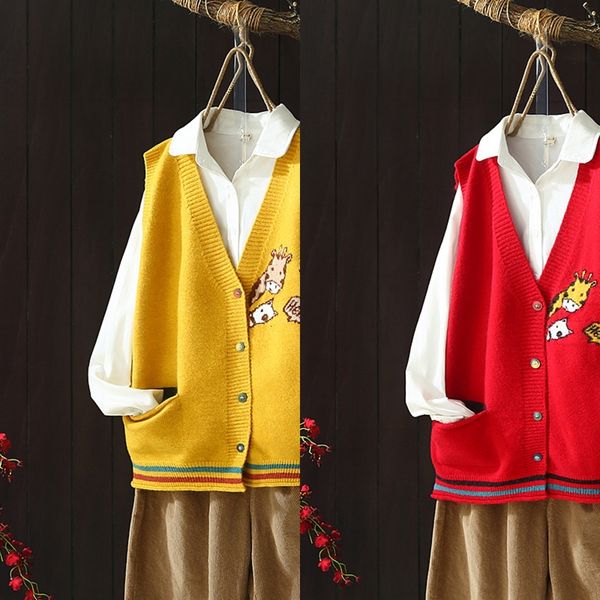 nnujn new 2020 autumn sleeveless color striped front cartoon cardigan double vestgirl 7648 new autumn 2020 card color striped front cartoon, White;black
nnujn new 2020 autumn sleeveless color striped front cartoon cardigan double vestgirl 7648 new autumn 2020 card color striped front cartoon, White;black