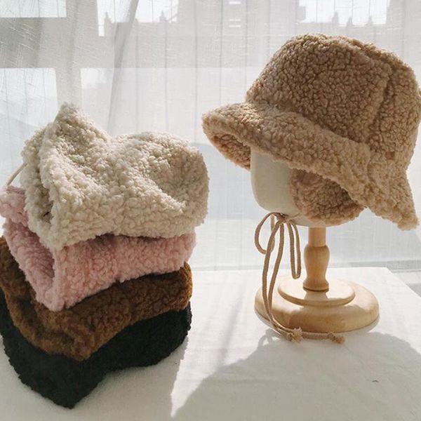 2021 winter hats women thick bucket hats with earmuffs solid color lamb wool bucket hat warm panama caps, Blue;gray
2021 winter hats women thick bucket hats with earmuffs solid color lamb wool bucket hat warm panama caps, Blue;gray