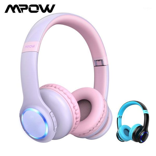 mpow ch9 kids headphones foldable bluetooth headphone with mic led light 85db volume limit headset for boys girls teens children1
mpow ch9 kids headphones foldable bluetooth headphone with mic led light 85db volume limit headset for boys girls teens children1