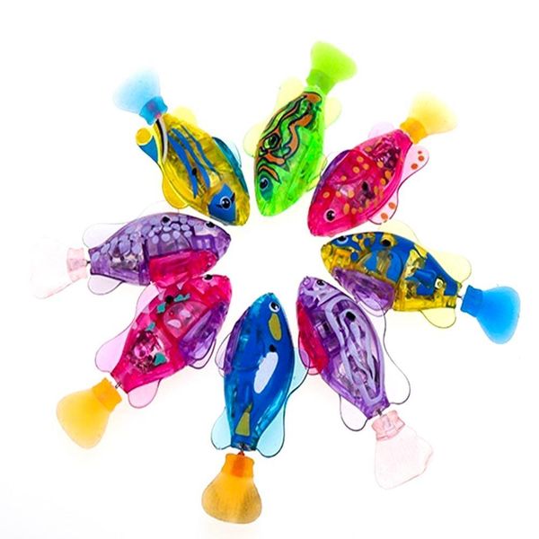 4 sets electric fish baby bath toy matic induction robot fish flash transparent fish swimming magic bath doll wmtnsq yyysports
4 sets electric fish baby bath toy matic induction robot fish flash transparent fish swimming magic bath doll wmtnsq yyysports