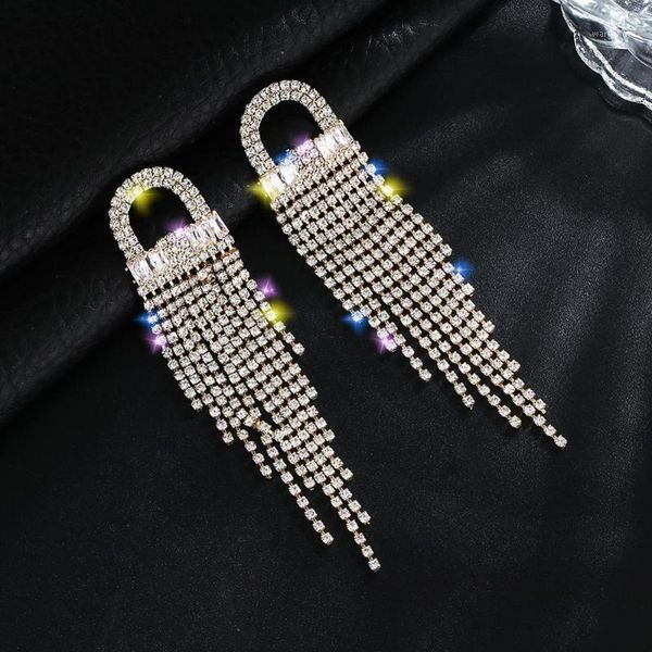Silver Color Metal Long Tassel Drop Earrings for Women Korean Rhinestone Wedding Bride Fringe Earrings Jewelry1
Silver Color Metal Long Tassel Drop Earrings for Women Korean Rhinestone Wedding Bride Fringe Earrings Jewelry1